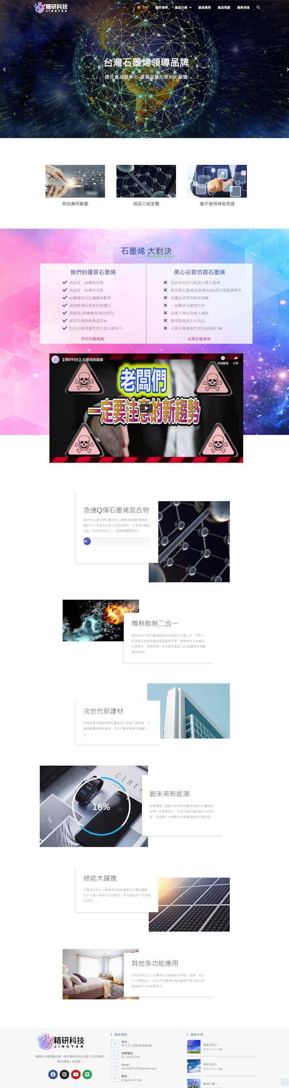 網頁設計-石墨烯科技2